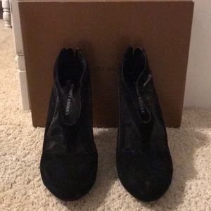 AUDREY BROOK BLACK SUEDE HEELS🖤